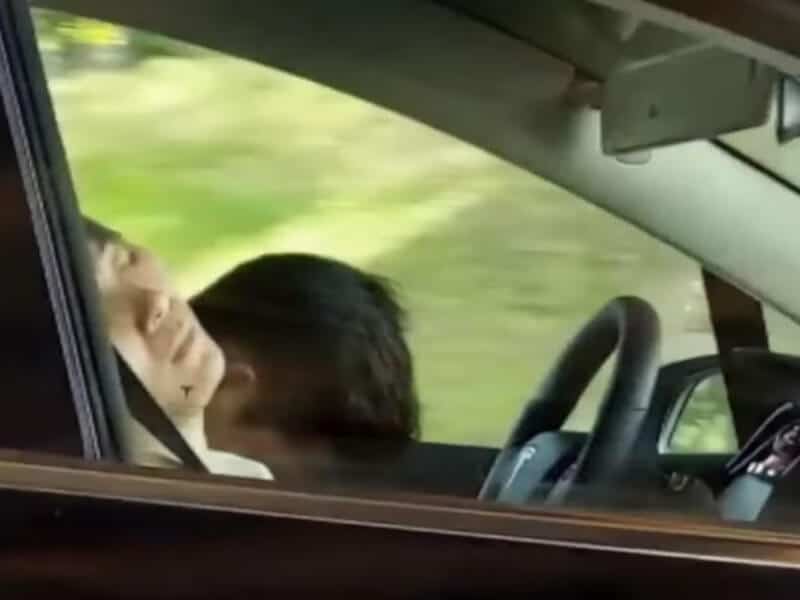 asleep while driving
