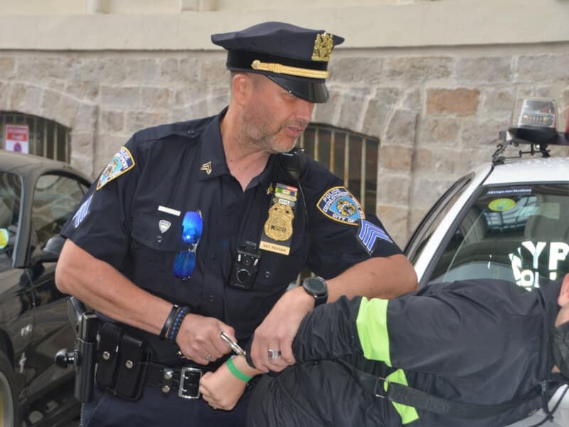 arresting someone